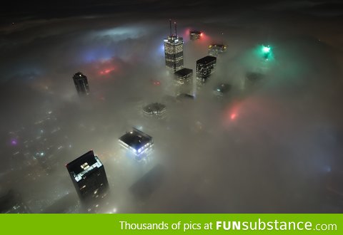 Toronto and some fog