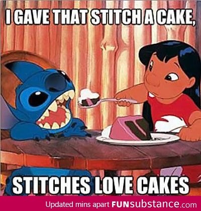 Stitches love it