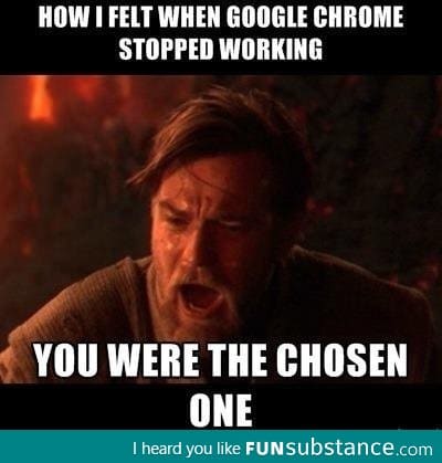 But google chrome was the chosen one!