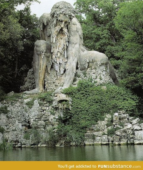 The Apennine Colossus in Florence, Italy