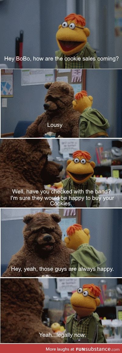 Yes, everyone should be watching the new Muppets show
