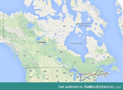 Half of Canada's Entire Population Lives Below the Red Line