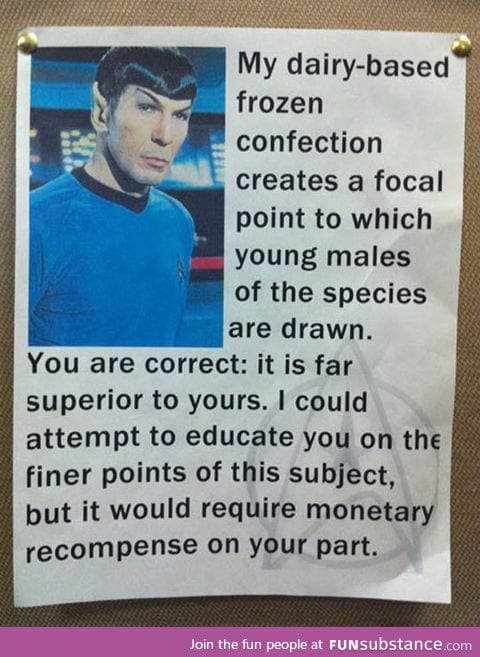 Spock's Milkshake Brings All The Boys To The Yard