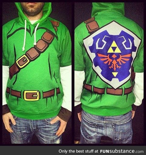 This legend of zelda hoodie is amazing