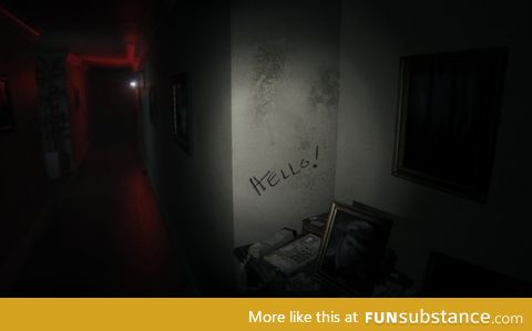 Walls in horror games be like
