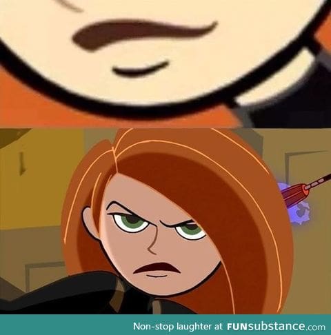 The mustache is "Kimpossible" to unsee