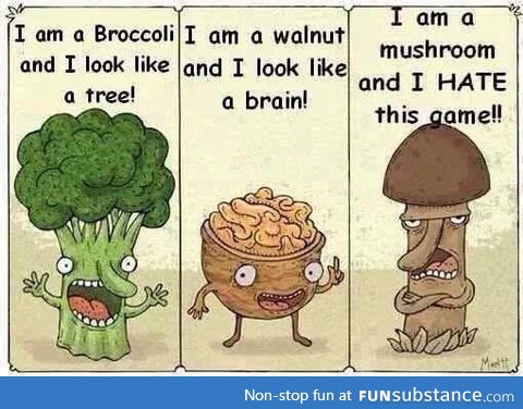 oh my gosh!! poor little mushroom...