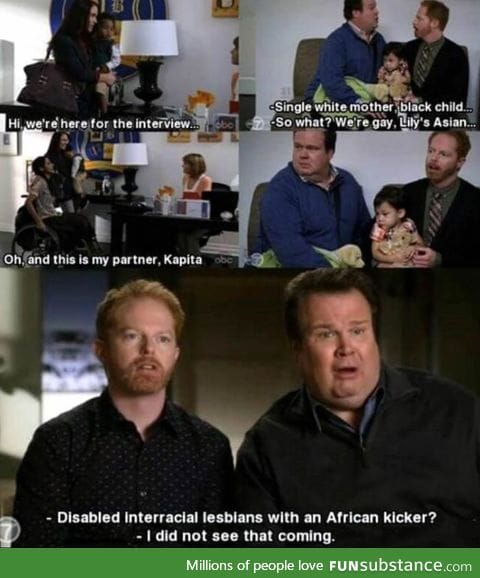 Modern Family. The side "interviews" are my favorite parts