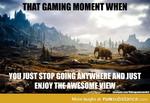 That gaming moment