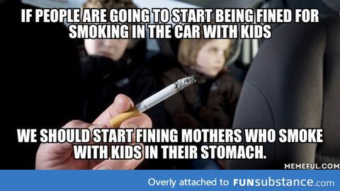 Banning smoking in car isn't enough