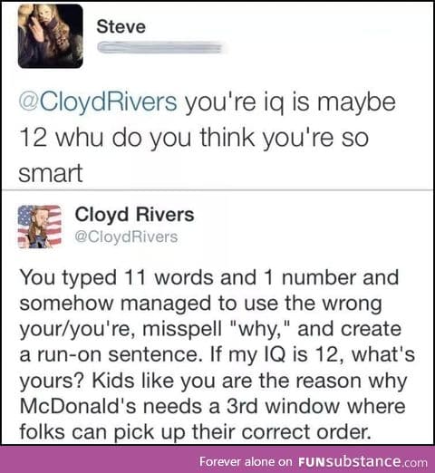 Cloyd Rivers biringing the smackdown