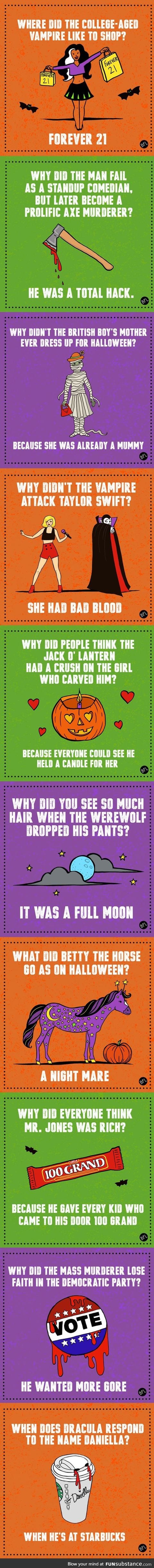 halloween themed jokes :)