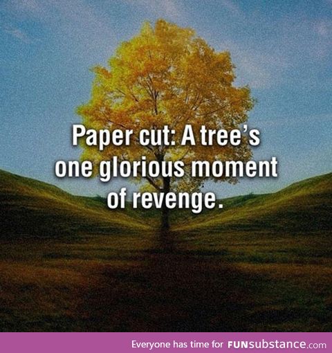 Truth about paper cuts