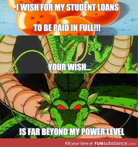 Dammit shenron!