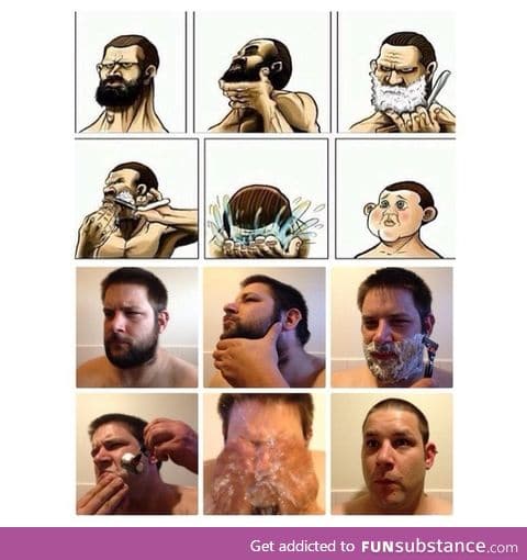 Shaving meme