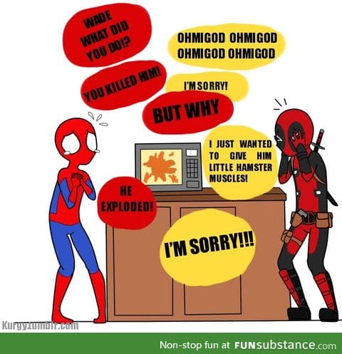 Deadpool wasn't thinking..