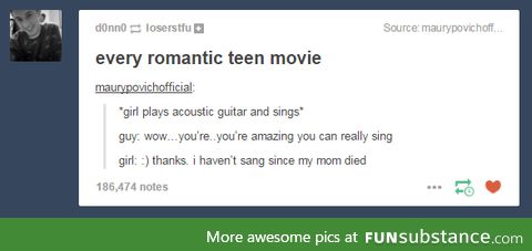 Every romantic teen movie