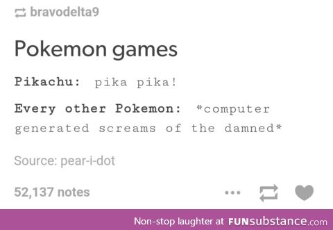 Pokemon cries