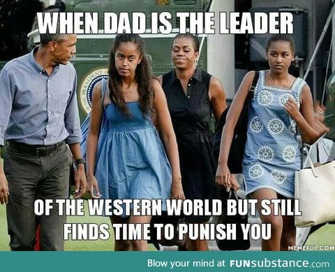 Papa Barack don't play dat!