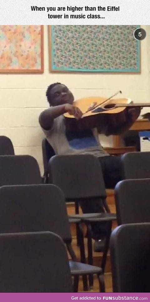 Meanwhile in music class