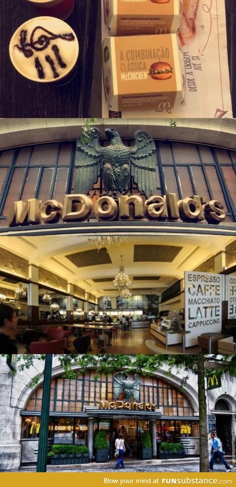 Stunning McDonalds in Porto!