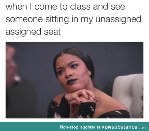 The unassigned assigned seat