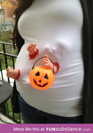 Baby really excited for trick or treating