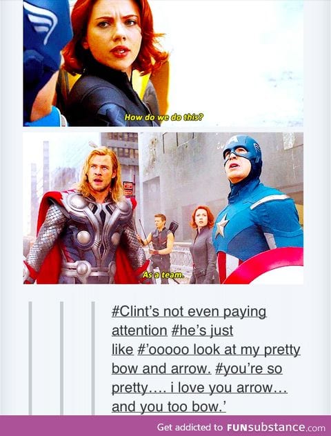 Bow & Arrow loves you too, Clint