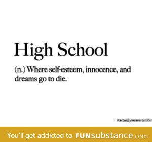 What high school really means