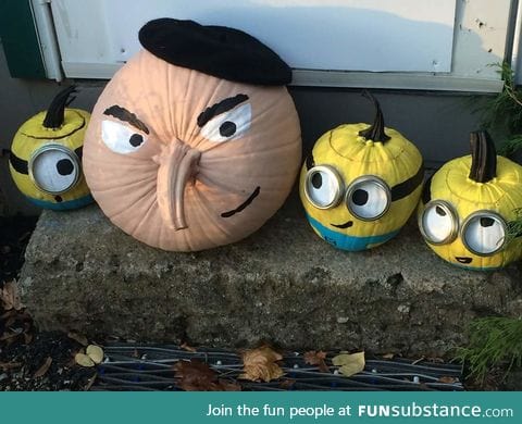 Minion pumpkins