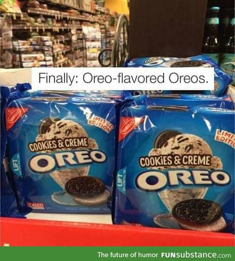 Oreo flavored Oreos