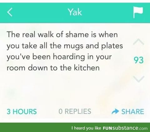 The real walk of shame