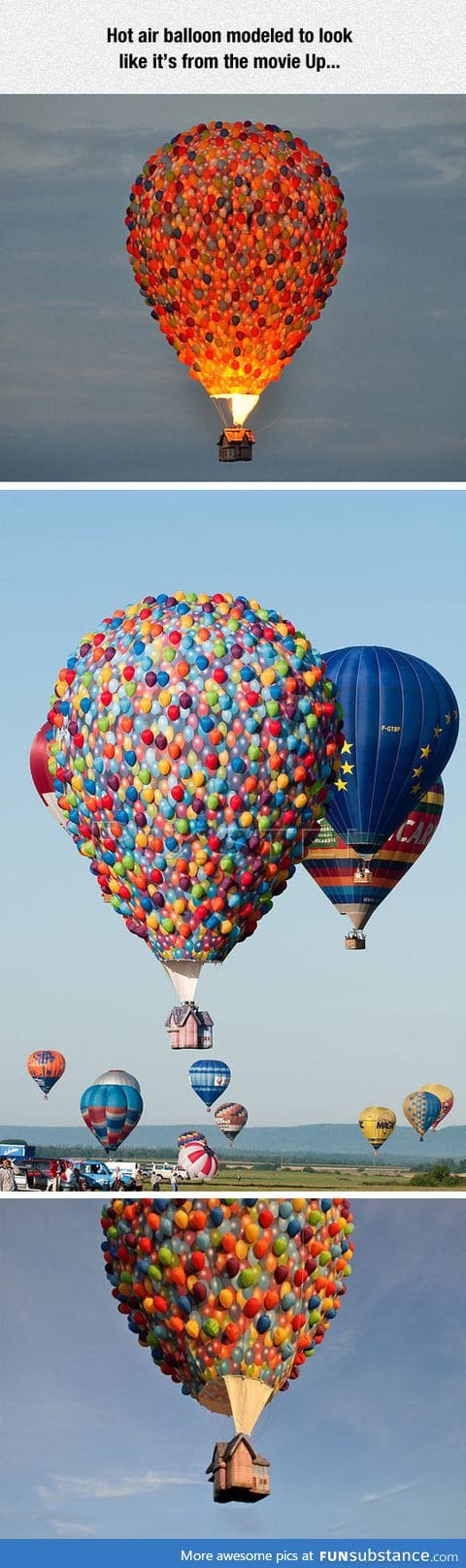 Up hot air balloon in real life