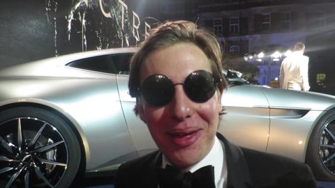 Guy sneaks into Spectre Premier