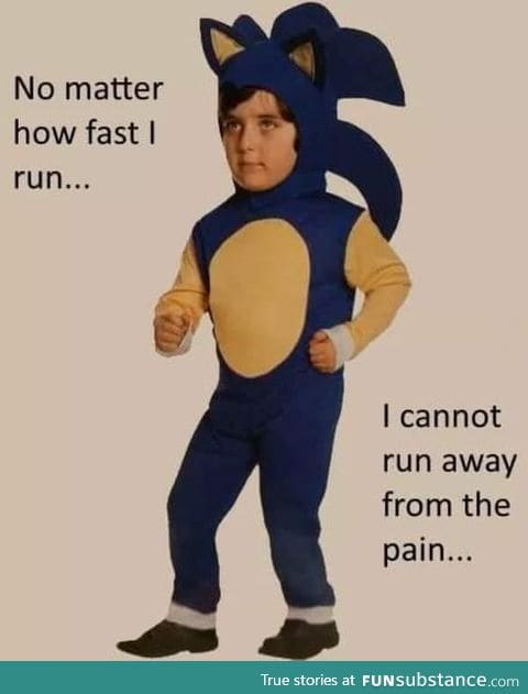 Gotta go fast