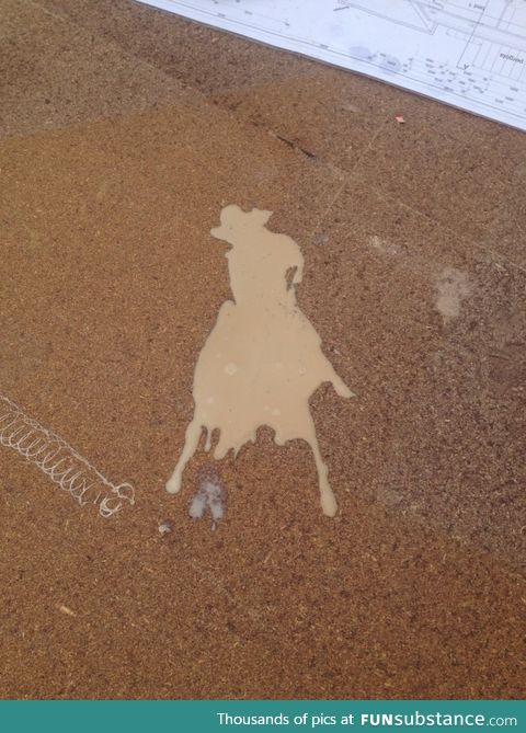 So I spilt my coffee at work