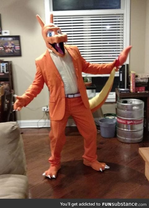 Charizard halloween costume!