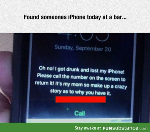 Lost iphone
