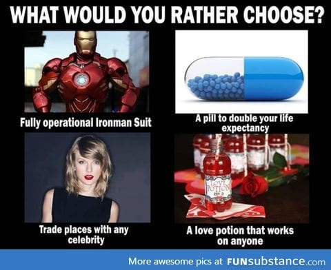 What will you choose?