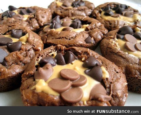 Perfect peanut butter cup brownies