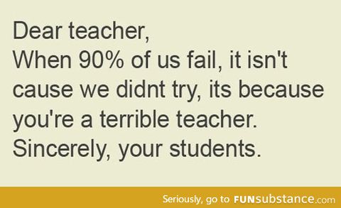 Some Teachers Don't Get It