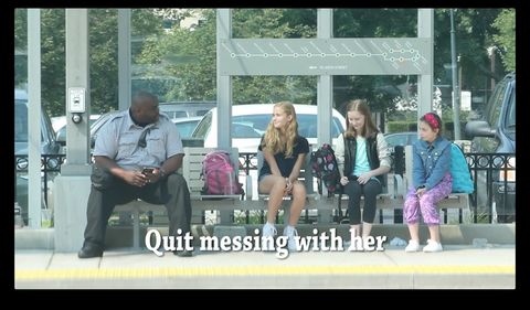 Strangers witness a child being bullied, but they did something about it
