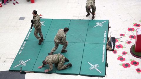 UK Royal Marines showcase unarmed combat techniques