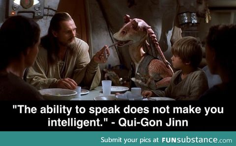 One of Qui-Gon's best quotes