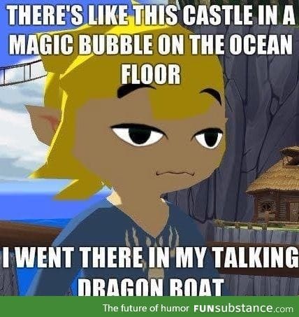Link is stoned