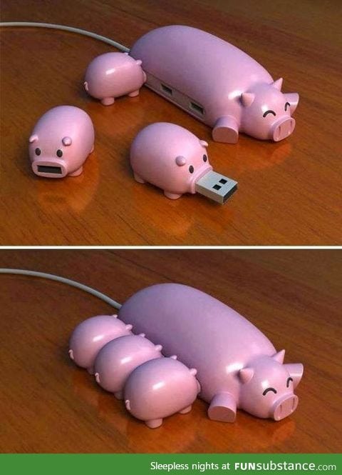 Pig USB hub