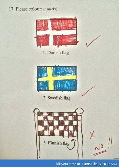 Legit Finnish flag