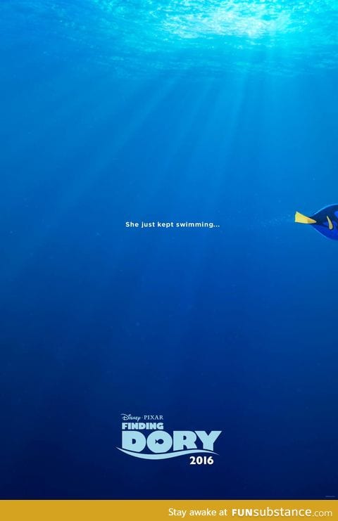'finding dory' official teaser poster