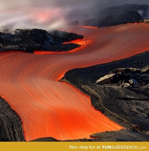 Just a lava river