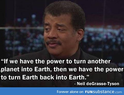 Neil deGrasse Tyson on changing planets